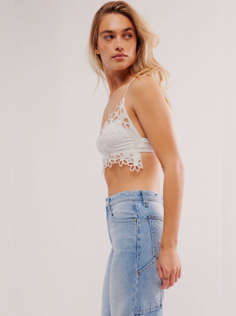 Free People Intimately • Asteria Bralette • Optic White • $48 - Picture 2 of 5